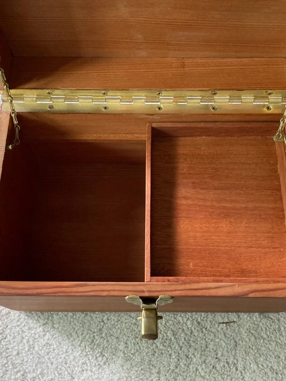 Vintage Wooden Jewelry Box